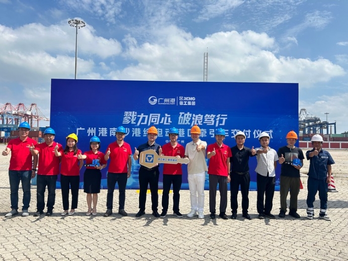 全力以赴！拉斯维加斯9888纯电动港口牵引车绿动广州南沙港