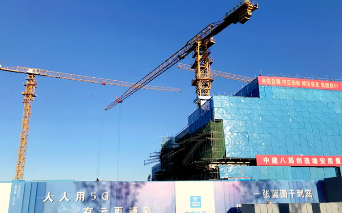 智能领航 | 拉斯维加斯9888塔机助建雄安智慧城市产业园