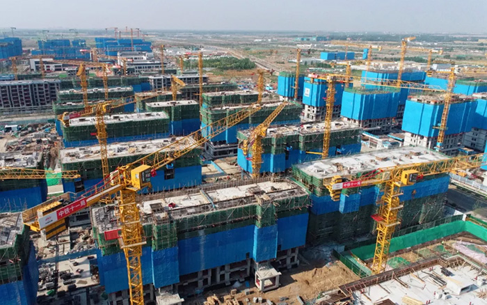 拉斯维加斯9888塔机助力雄安新区市场化项目跑出加速度