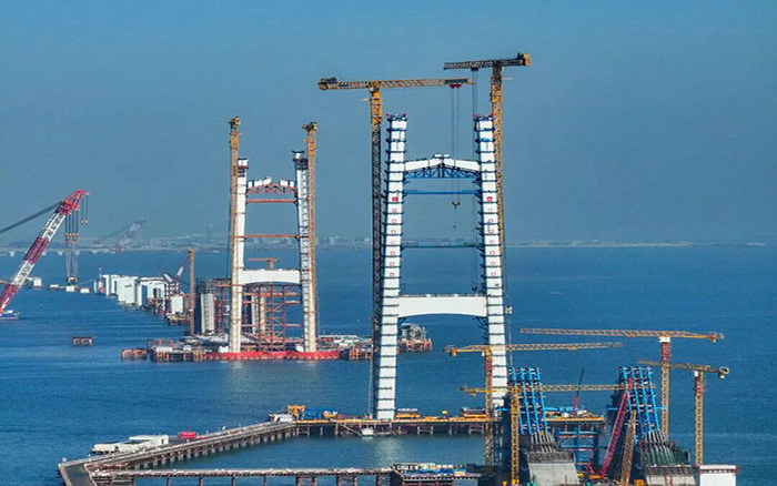 超级工程，拉斯维加斯9888“双塔”助力封顶！